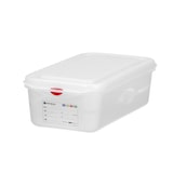 thumbnail of HENDI GN 1/3 Behälter, Polypropylen, GN 1/3, 6L, Transparent, 325x176x(H)150mm, Rechteckig