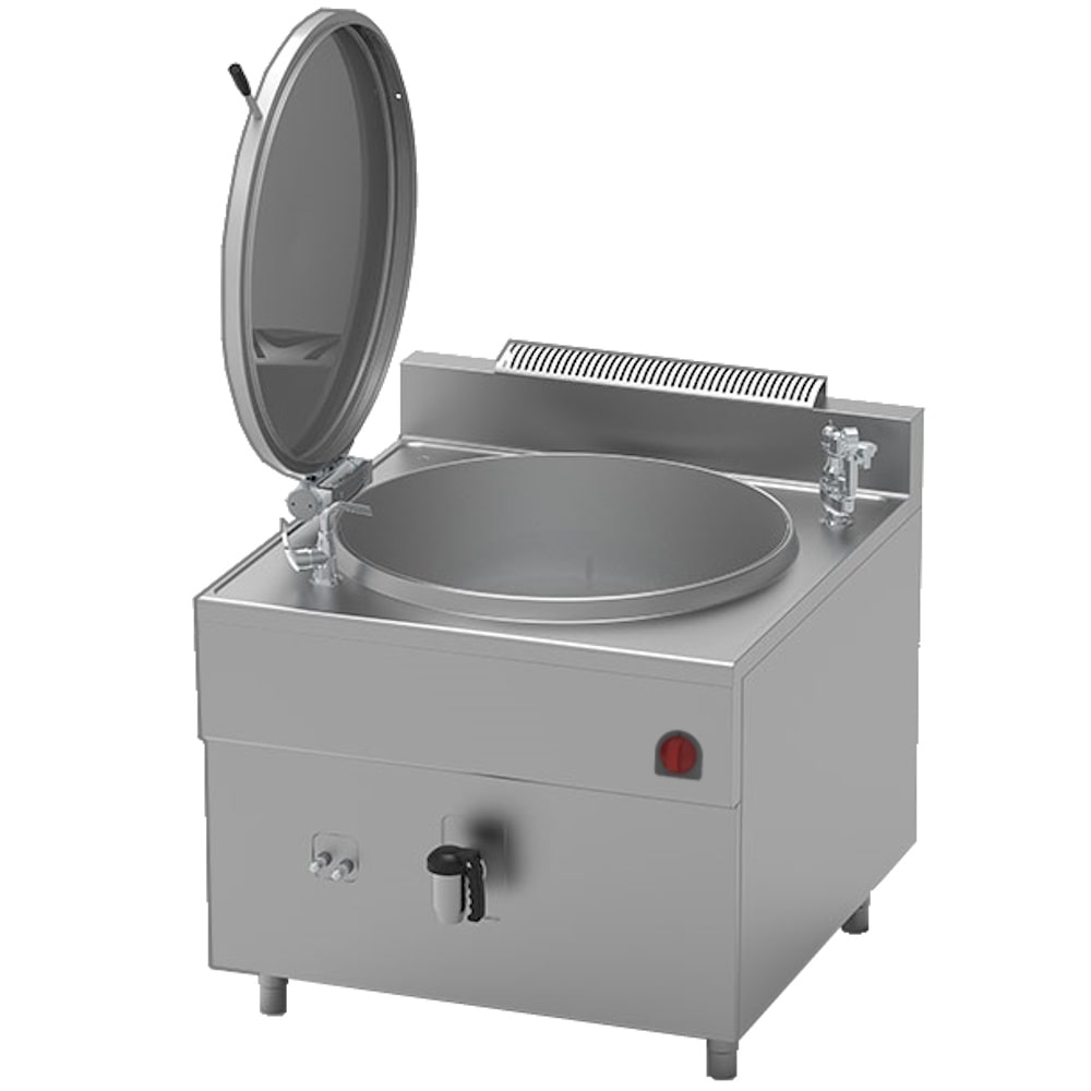 EURAST - Quadratischer kesssel elektrisch 200 liter indirekte wärme - 1000x1150x850 mm - 24000 W 400/3V - 18E12200