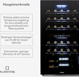 thumbnail of Klarstein Shiraz 29 Duo Weinkühlschrank 2 Zonen 80L/29 Flaschen 5-22°C Touch Schwarz