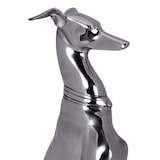 thumbnail of FineBuy Deko Design Dog aus Aluminium silbern Windhund Skulptur Hundestatue