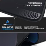 thumbnail of Titanwolf Gaming Mauspad, 900 x 400mm XXL Mousepad, verbessert Präzision & Geschwindigkeit, X Motiv