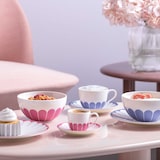 thumbnail of Villeroy & Boch Fleur Couleur Espressotasse mit Untertasse 70 ml 6er Set - Cassis