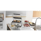 thumbnail of METRO Professional Grelhador de contacto Single GPG1201, aço inoxidável, 43 x 36 x 20 cm, 50-300°C, 45 paninis em 60 minutos, prateado