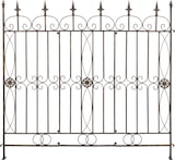 thumbnail of CLP Gartenzaun Mangold Metall HBT: 116x124x1 cm bronze