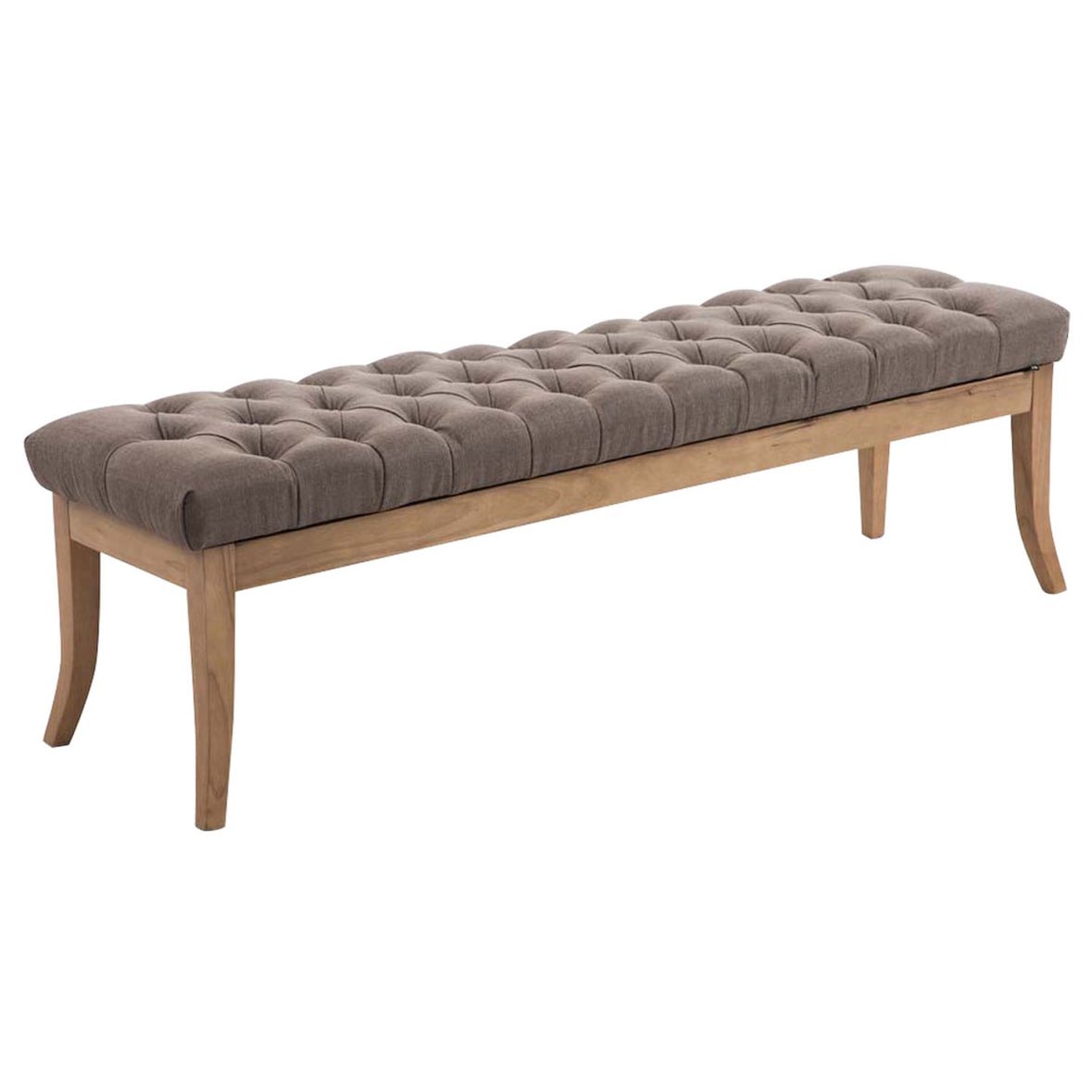 Sitzbank Ramses Stoff antik-hell taupe/150 cm