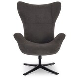 thumbnail of Relaxsessel modern, drehbar, Mikrofaser, ohne Motor, Design-Relaxsessel: Ideal fürs Wohnzimmer, Dunkelgrau - Raburg Maxim