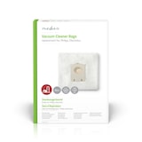 thumbnail of Nedis Staubsaugerbeutel - 12 Stück - Synthetik - Meist verkauft für: Philips / Electrolux - Weiss