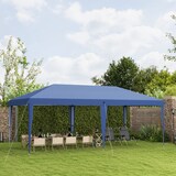 thumbnail of Outsunny Cenador Plegable 6x3 m Carpa de Jardín Portátil con Bolsa de Transporte Tela Oxford Marco de Acero para Exterior Fiestas Azul