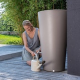 thumbnail of Prosperplast – Regenwasserfass RAINBOWL 210L Farbe Mocca