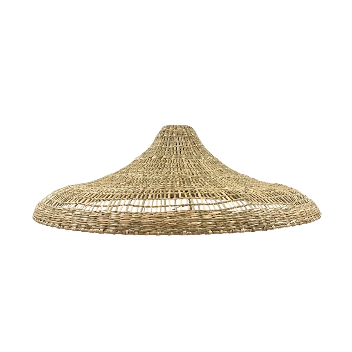 Lumisky Abat jour naturel seul FREYA LARGE INDOOR H22cm Herbe marine Beige
