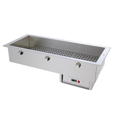 Tanque quente seco drop-in para 3 gn 1/1-100 - 1100x610x380 mm - 2000 W 230/1V - 110325M8 Eurast