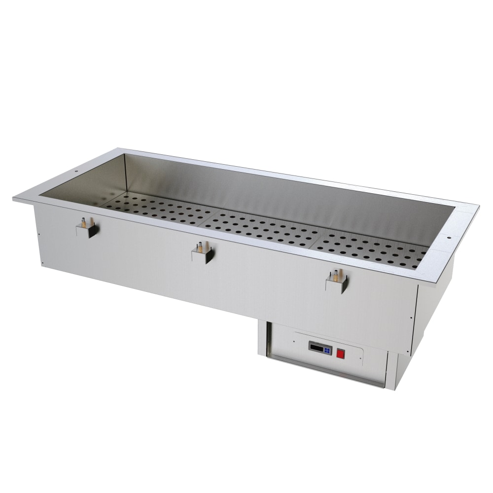 Tanque quente seco drop-in para 3 gn 1/1-100 - 1100x610x380 mm - 2000 W 230/1V - 110325M8 Eurast