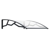 thumbnail of Auvent de Porte d'Entrée et fenêtre 100 x 100 cm - Polycarbonate Anti UV Marquise Extérieure Bras Polypropylène Art Plast