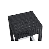 thumbnail of METRO PROFESSIONAL Banco de bar com apoio para os pés Barbados, alumínio/rattan PE, preto