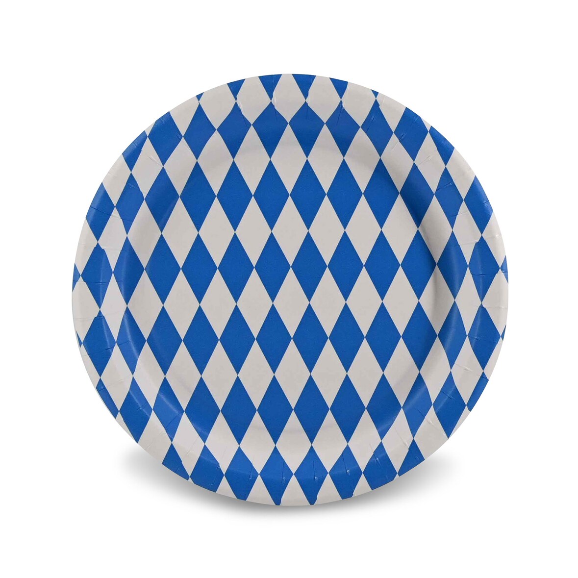 HEKU 50 Stück Einwegteller Papierteller - Papierteller für Oktoberfest Deko, Wiesn-Accessoires, nachhaltig, wiederverwertbar, stilvolles Design