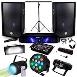 thumbnail of Pack Sono + Light Ampli AMP-300 + HP BMS-12 de 2x600W + Pack 4 lumières