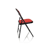 thumbnail of Silla de confidente / silla para visitas / silla plegable TUDELA PU rojo hjh OFFICE