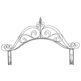 thumbnail of Rosenbogen mit Tor Pforte 131872 aus Metall Gartentor 282x160 cm Rankgerüst