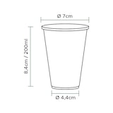 thumbnail of MONOUSO - Copo de Plástico Transparente PP 200ml (100 Uds)