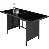 thumbnail of tectake Conjunto de ratán Barletta  negro - 404252