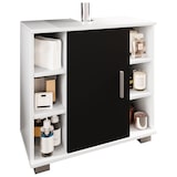 thumbnail of Badkamermeubel wastafelmeubel Zalo H. 58 x L. 60 x P. 30 cm Wit/zwart