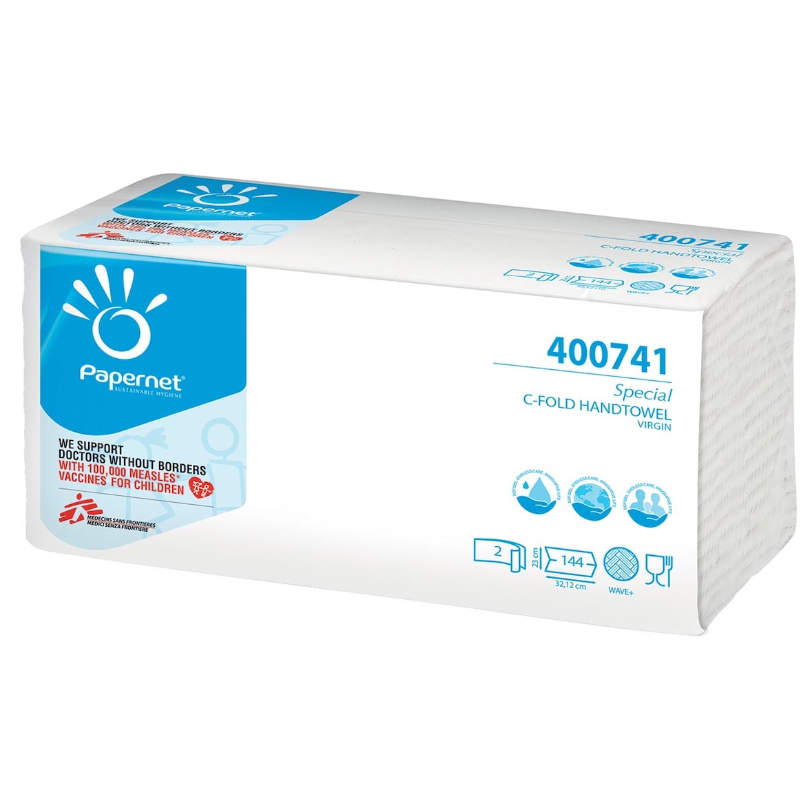 Papernet papieren handdoeken Special, C-vouw, 2-laags, 144 vellen