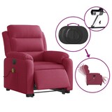 thumbnail of vidaXL Massagesessel mit Aufstehhilfe Elektrisch Weinrot Samt