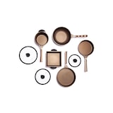 thumbnail of Luchetti Kit pentole professionali in alluminio pressofuso antiaderente Chef 9 pz Gas