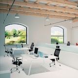 thumbnail of Rocada - Cadeira com ajuste lombar sincronizado em malha e assento azul 908w-3