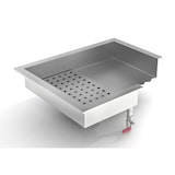 thumbnail of Combisteel crushed ice inbouwcontainer GN4/1 van roestvrij staal AISI 430