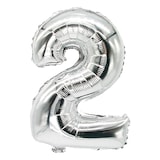 thumbnail of 24 Ballons aluminium 35 cm x 20 cm argent "2"