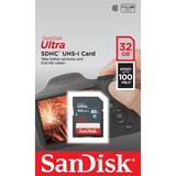 thumbnail of SanDisk Ultra 32GB SDHC Mem Card 100MB/s UHS-I Klasse 10