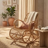 thumbnail of Milani Home poltrona relax in bamboo 102 x 74 x 143 cm marrone chiaro