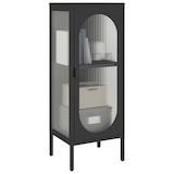 thumbnail of vidaXL Sideboard Schwarz 40x35x105 cm Glas und Stahl