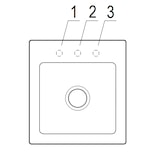 thumbnail of Villeroy&Boch Spülbecken, Küchenspüle Subway 45 XS Weiß Alpin 475x510mm, Unterschrankbreite 45cm