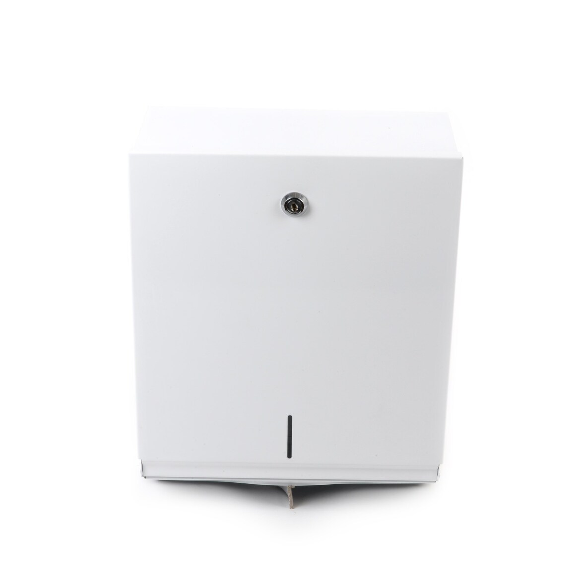 Funny Papierhandtuch-Spender, weiß, Metall, für ca. 500 Blatt