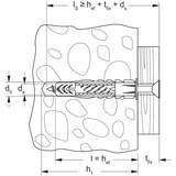thumbnail of FISCHER UX 6 x 35 R Nylon Universaldübel lang mit Rand,