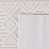 thumbnail of Teppich Outdoor 3D-Effekt Wetterfest Waschbar Strapazierfähig Balkon Terrasse Küche OEKO-TEX Creme 80x150 cm – ORTLER von Kadima Design