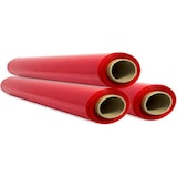 thumbnail of OFITURIA Film Embalar Elástico Rojo para Embalar, Rollo de Plástico Protector Envíos y Mudanzas, Rollo de 50cm y hasta 400 m Estirables (3 rollos)