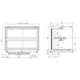 thumbnail of Combisteel ingebouwde keramische verwarmde vitrinekast GN4/1