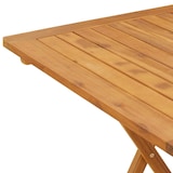thumbnail of Mesa plegable de jardín de madera maciza de acacia 70x70x75 cm