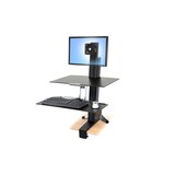 thumbnail of Ergotron WorkFit-S LD mit Arbeitsfläche (33-350-200), schwarz