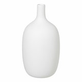 thumbnail of Blomus Vase Ceola, Dekovase, Blumenvase, Keramik, White, H 21 cm, D 11 cm, 66171