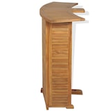 thumbnail of vidaXL Klappbarer Bartisch 155x53x105 cm Teak Massiv