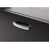 thumbnail of Décoshop26 - Meuble bas pour machine à laver avec tiroir 33 x 61 x 52 cm MDF et acier noir 04_0007835