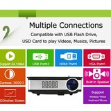 thumbnail of Vidéoprojecteur LED HD 300 ANSI Lumens WXGA Haut-Parleur Intégré HDMI YONIS