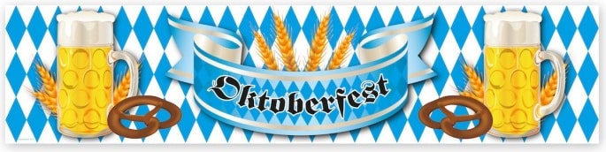 Strassenbanner Bier Fest Bayern Deko Banner Dekoration Oktober