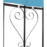 thumbnail of Pergola Almeria, Rundpavillon Garten Pavillon, stabiles Stahl-Gestell Ø 3m ~ türkis