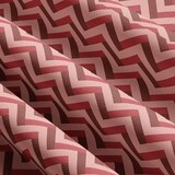 thumbnail of Bettwäsche 4 teilig Set Baumwolle 155x220 cm Rot Rosa Bordeaux Zick Zack mit Reißverschluss