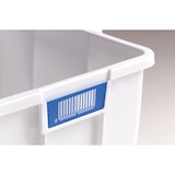 thumbnail of Cassa in PP (Polipropilene) modello Food Box con coperchio e idonea al contatto con alimenti - Capacità 40 litri - Bianco